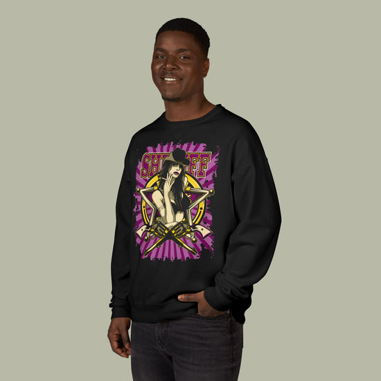 Graphic Lady Smoker Sweatshirt — &