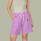 Baliveno Rainbow Fleece Sweat Shorts — Lightweight Garment-Dyed Lounge Shorts