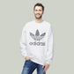 Crewneck Adidas Unisex Sweatshirt — Vintage Adidas Retro Graphic