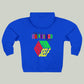 Butterfly Graphic Zip Hoodie — Colorful Monarch Chest & Bold Back Typography