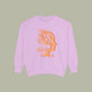 Law of Identity Sweatshirt — Abstract Orange Tree Face Graphic Crewneck