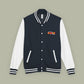 Paint Drip Letterman Jacket — Balveno Graphic Varsity Jacket