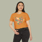 Baliveno Floral Heart Crop Top