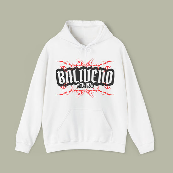 Baliveno EST.1970 Graphic Hoodie — Vintage Tattoo-Style Unisex Hoodie