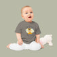 Baby T-Shirt — "Tall Dreams Tiny Steps" Cute Graphic Baby Tee