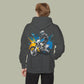 Hoodie — "Chase Dreams, Built" Motorcycle Graphic Pullover