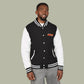 Paint Drip Letterman Jacket — Balveno Graphic Varsity Jacket
