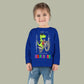 Toddler Long Sleeve Tee — "Baliveno Dinosaur" Graphic
