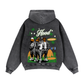 Baliveno Zip-Through Boxy Fleece Hoodie