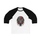 Baseball Tee — Colorful Tribal Predator Graphic & &