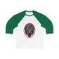 Baseball Tee — Colorful Tribal Predator Graphic & &