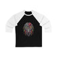 Baseball Tee — Colorful Tribal Predator Graphic & &