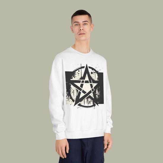 Vintage Pentagram Rock Nation Mentality Unisex Crewneck Sweatshirt — Retro &
