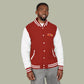 Paint Drip Letterman Jacket — Balveno Graphic Varsity Jacket