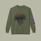 Baliveno Cityscape Crewneck Sweatshirt — Urban Gothic Graphic Pullover