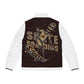 Puffer Jacket - Retro Skull Skateboarder Graphic