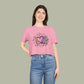LOVE Heart Graffiti Crop Tee — Cute Love Graphic Top