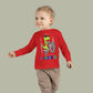 Toddler Long Sleeve Tee — "Baliveno Dinosaur" Graphic