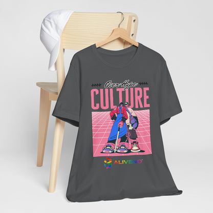 "Baliveno Over Hype Culture" Retro Streetwear T-Shirt