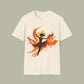 Phoenix Dance T‑Shirt — Fiery Silhouette Graphic Tee