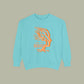 Law of Identity Sweatshirt — Abstract Orange Tree Face Graphic Crewneck