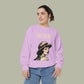Baliveno Retro Girl Sweatshirt — Vintage Graphic Garment-Dyed Crewneck