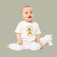 Baby T-Shirt — "Tall Dreams Tiny Steps" Cute Graphic Baby Tee