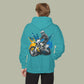 Hoodie — "Chase Dreams, Built" Motorcycle Graphic Pullover