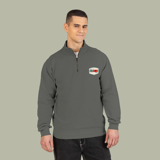 Funky Baba Yoga Graphic Quarter-Zip Sweatshirt