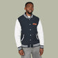 Paint Drip Letterman Jacket — Balveno Graphic Varsity Jacket