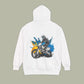 Hoodie — "Chase Dreams, Built" Motorcycle Graphic Pullover