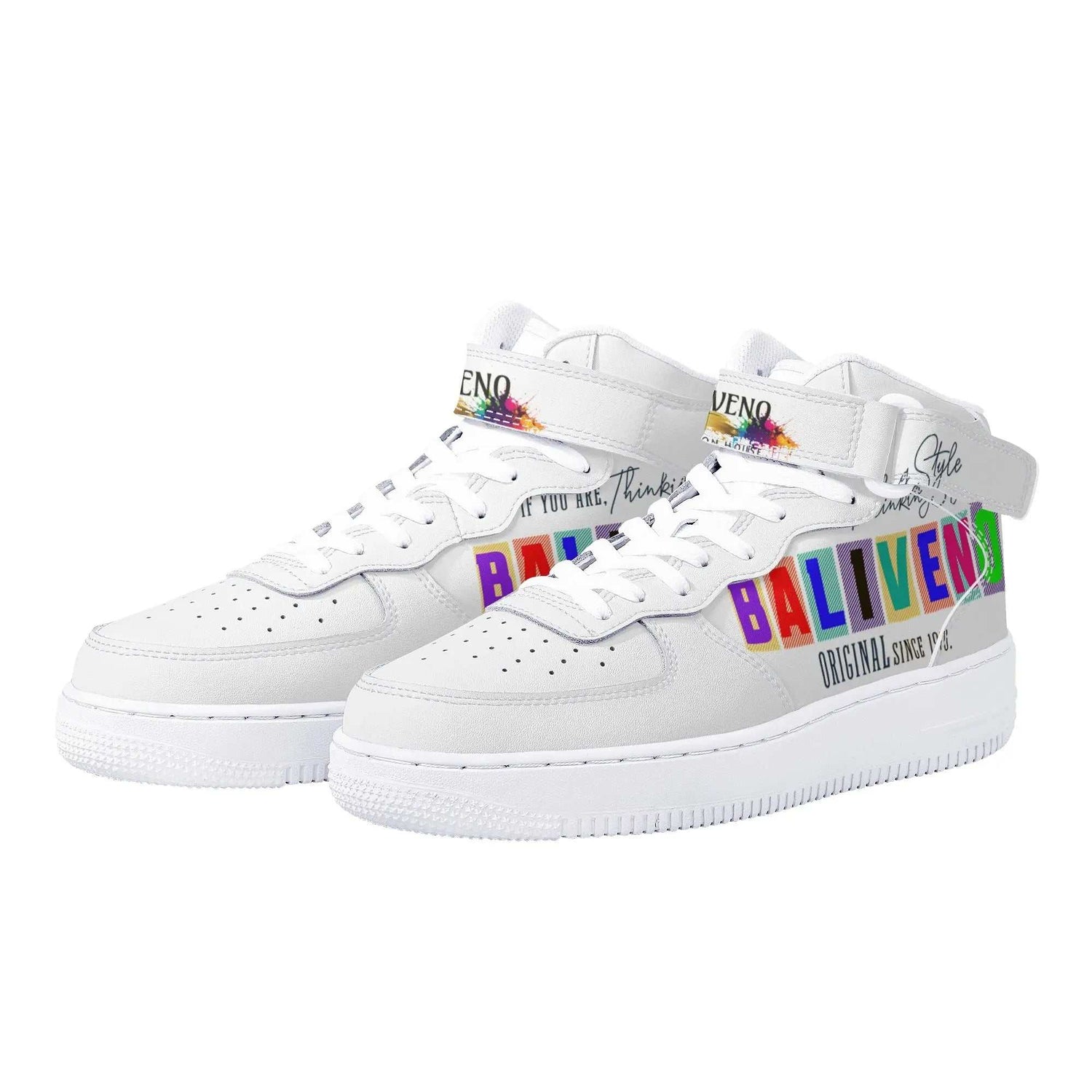 Baliveno UnisexBaliveno Unisex High Top luxury Leather SneakersIntroducing BALIVENO Unisex High Top Leather Sneakers - the epitome of style, comfort, and sustainability. Crafted with utmost precision and designed to cater to the[Bal]