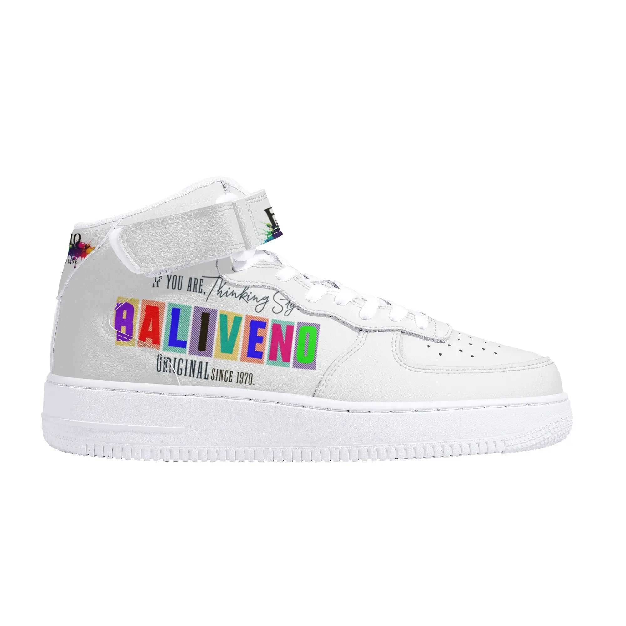 Baliveno Unisex High Top luxury Leather Sneakers - BALIVENO