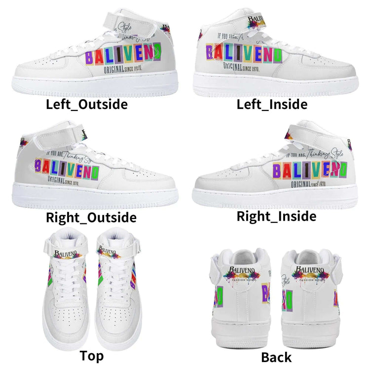 Baliveno UnisexBaliveno Unisex High Top luxury Leather SneakersIntroducing BALIVENO Unisex High Top Leather Sneakers - the epitome of style, comfort, and sustainability. Crafted with utmost precision and designed to cater to the[Bal]