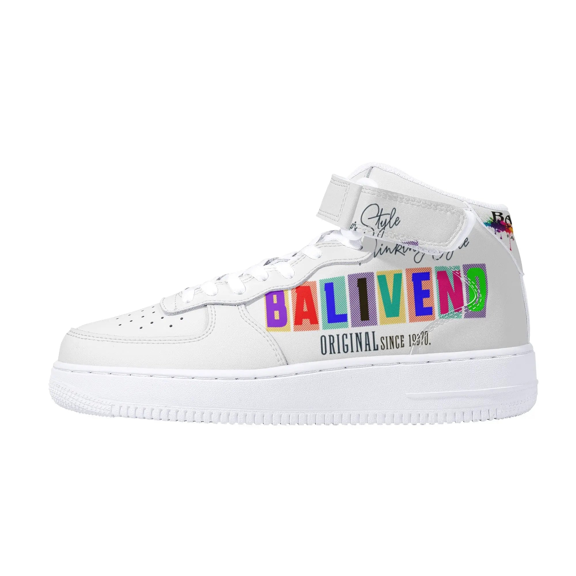 Baliveno Unisex High Top luxury Leather Sneakers - BALIVENO