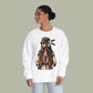 Baliveno Feathered Girl Crewneck Sweatshirt
