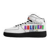 Baliveno UnisexBaliveno Unisex High Top Leather Sneakers* Custom all-over printed shoes with lace-up and velcro closure construction for a snug fit.* Made of high-quality eco-friendly PU upper to keep your shoes clean, wa[Bal]