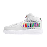 Baliveno UnisexBaliveno Unisex High Top Leather Sneakers* Custom all-over printed shoes with lace-up and velcro closure construction for a snug fit.* Made of high-quality eco-friendly PU upper to keep your shoes clean, wa[Bal]
