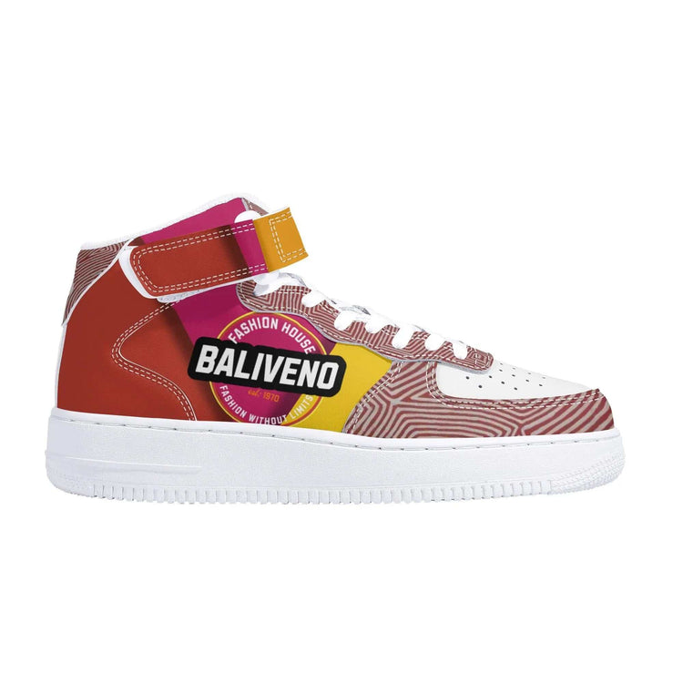 Baliveno MensBaliveno Mens High Top Leather Sneakers limited EditionElevate your footwear game with the Baliveno Men&