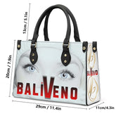 Baliveno Luxury leather HandbagBaliveno Luxury leather HandbagCrafted with quality vegan PU leather, this printed tote boasts a structured silhouette with dual top handles for a balanced, hands-free carry. A top zipper closure [Bal]