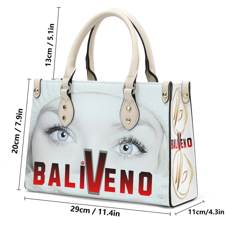 Baliveno Luxury leather HandbagBaliveno Luxury leather HandbagCrafted with quality vegan PU leather, this printed tote boasts a structured silhouette with dual top handles for a balanced, hands-free carry. A top zipper closure [Bal]