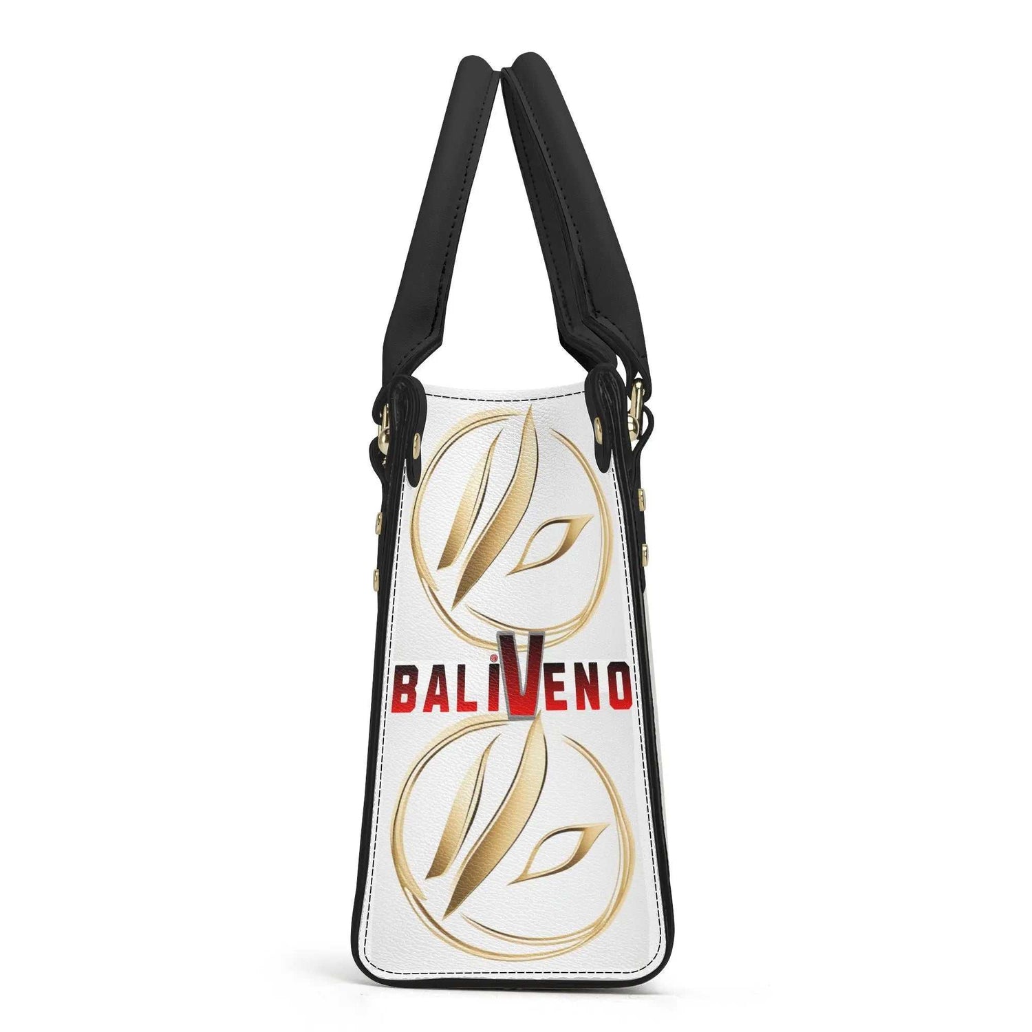 Baliveno Luxury leather HandbagBaliveno Luxury leather HandbagCrafted with quality vegan PU leather, this printed tote boasts a structured silhouette with dual top handles for a balanced, hands-free carry. A top zipper closure [Bal]