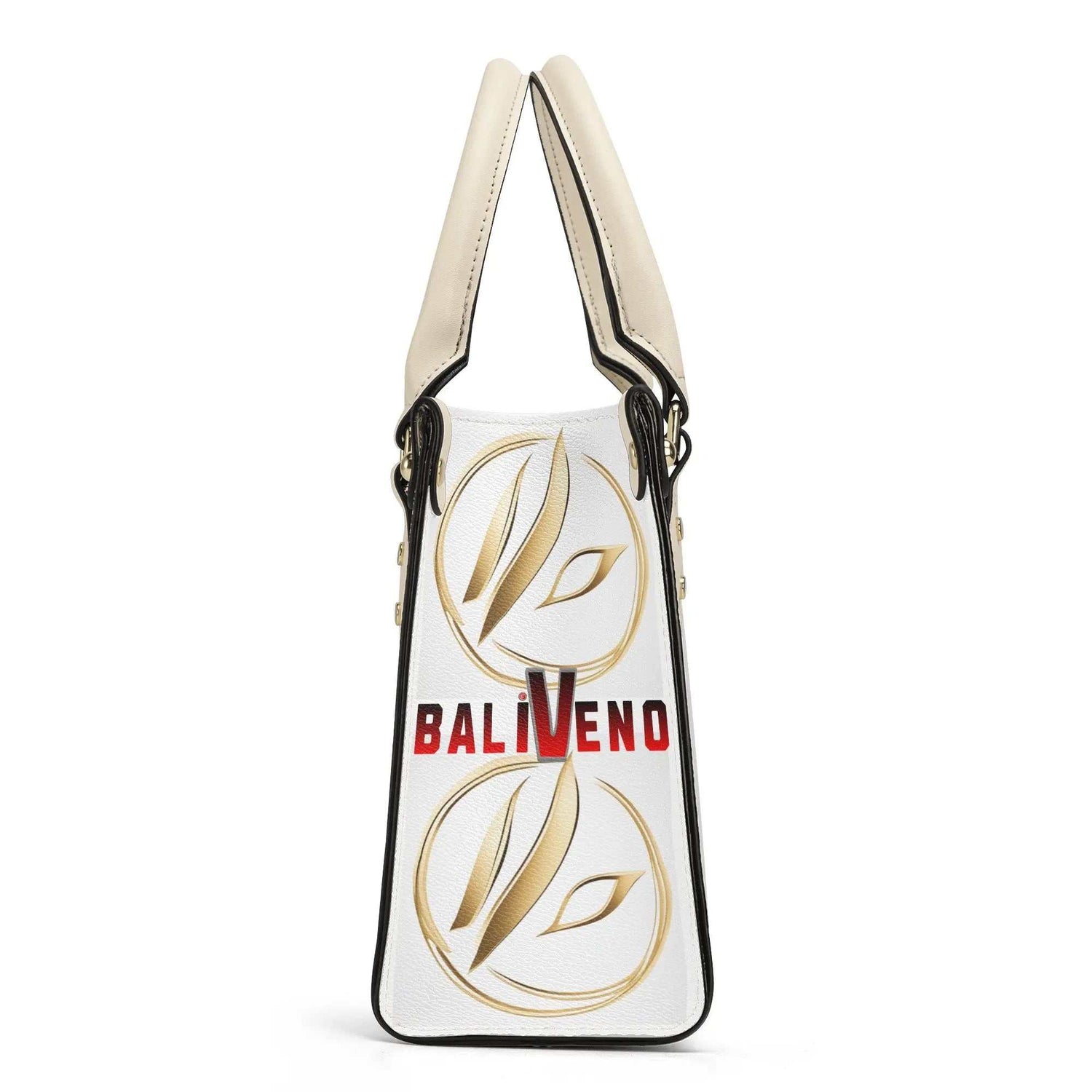 Baliveno Luxury leather HandbagBaliveno Luxury leather HandbagCrafted with quality vegan PU leather, this printed tote boasts a structured silhouette with dual top handles for a balanced, hands-free carry. A top zipper closure [Bal]