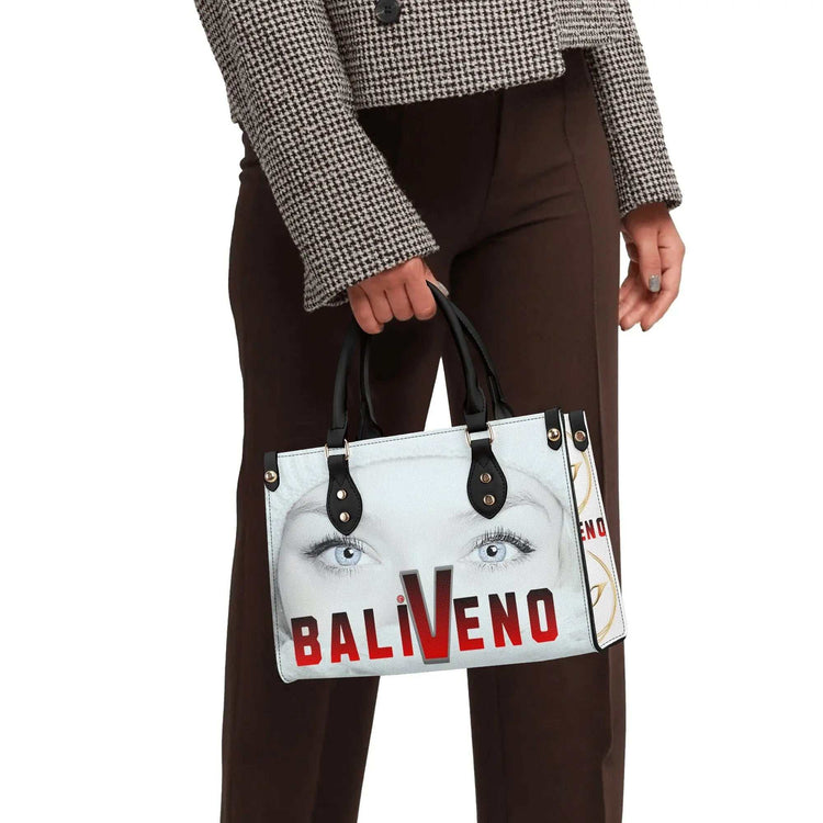 Baliveno Luxury leather HandbagBaliveno Luxury leather HandbagCrafted with quality vegan PU leather, this printed tote boasts a structured silhouette with dual top handles for a balanced, hands-free carry. A top zipper closure [Bal]