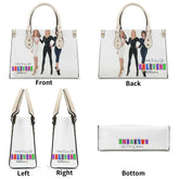 Baliveno Luxury leather HandbagBaliveno Luxury leather HandbagCrafted with quality vegan PU leather, this printed tote boasts a structured silhouette with dual top handles for a balanced, hands-free carry. A top zipper closure [Bal]