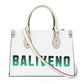 Baliveno Luxury leather Handbag With Shoulder Strap.Baliveno Luxury leather Handbag With Shoulder Strap.Crafted with quality vegan PU leather, this printed tote boasts a structured silhouette with dual top handles for a balanced, hands-free carry. A top zipper closure [Bal]