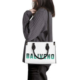 Baliveno Luxury leather Handbag With Shoulder Strap.Baliveno Luxury leather Handbag With Shoulder Strap.Crafted with quality vegan PU leather, this printed tote boasts a structured silhouette with dual top handles for a balanced, hands-free carry. A top zipper closure [Bal]