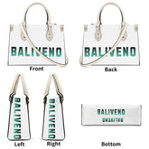 Baliveno Luxury leather Handbag With Shoulder Strap.Baliveno Luxury leather Handbag With Shoulder Strap.Crafted with quality vegan PU leather, this printed tote boasts a structured silhouette with dual top handles for a balanced, hands-free carry. A top zipper closure [Bal]