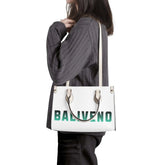 Baliveno Luxury leather Handbag With Shoulder Strap.Baliveno Luxury leather Handbag With Shoulder Strap.Crafted with quality vegan PU leather, this printed tote boasts a structured silhouette with dual top handles for a balanced, hands-free carry. A top zipper closure [Bal]
