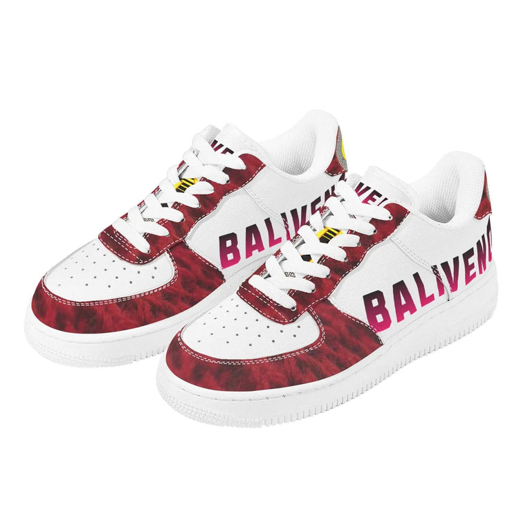 Baliveno Low Top Luxury Leather Sport SneakersBaliveno Low Top Luxury Leather Sport Sneakers* Custom all-over printed shoes with a low top and lace-up closure construction for a snug fit.* Made of high-quality eco-friendly PU upper to keep your shoes clean,[Bal]